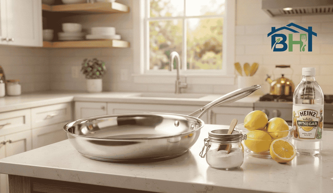 How to Clean Burnt Stainless Steel Cookware Naturall