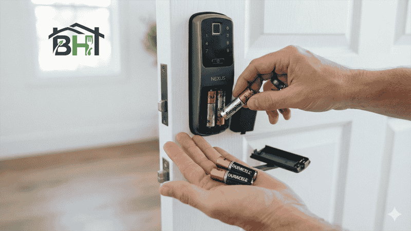 smart lock battery change reset