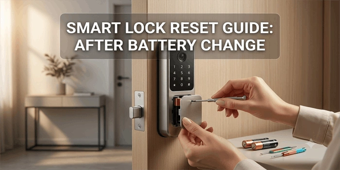How to reset smart lock after battery change